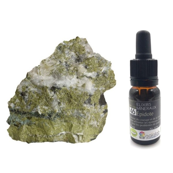 Elixir minéral d'Epidote, bénéfique pour les problème de peau