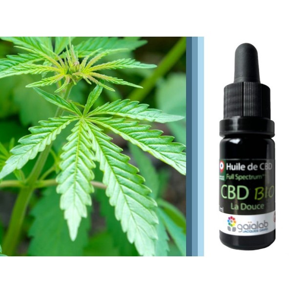 Huile CBD La Douce, Full Spectrum et Bio