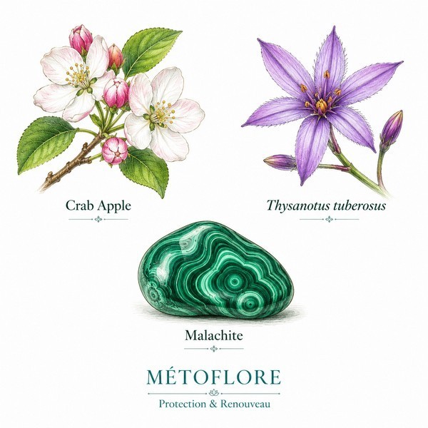 Composition de MétoFlore - Elixirs de Fleurs