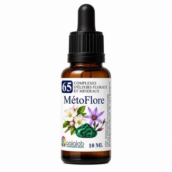 Flacon de MétoFlore de 10 ml - Elixirs de Fleurs