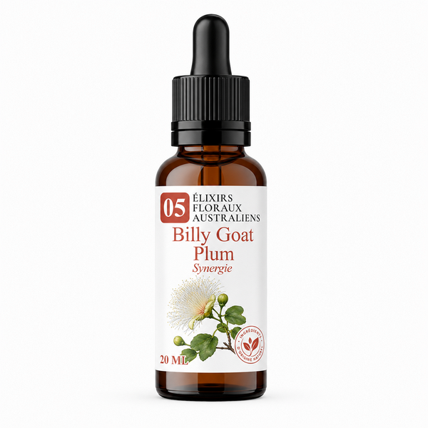Flacon de Billy Goat Plum Synergie - Élixirs de Fleurs