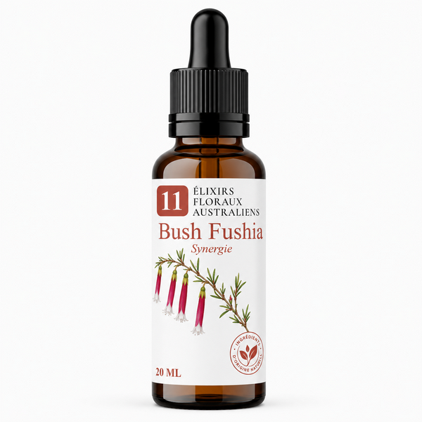 Flacon de Bush Fushia Synergie - Élixirs de Fleurs