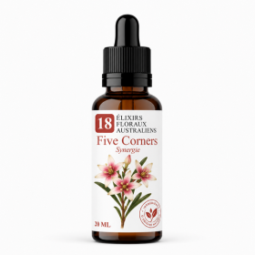 Flacon de Five Corners Synergie - Élixirs de Fleurs