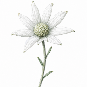 Fleur de Little Flannel Flower Synergie - Élixirs de Fleurs