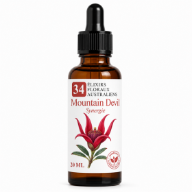 Flacon de Mountain Devil Synergie - Élixirs de Fleurs