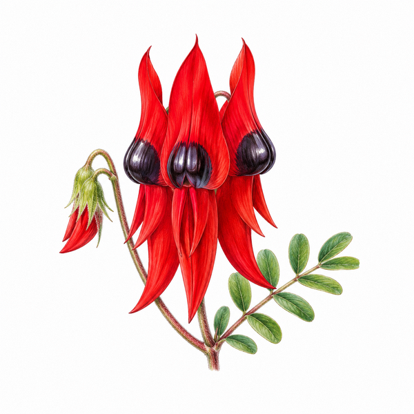 Fleur de Sturt Desert Pea Synergie - Élixirs de Fleurs
