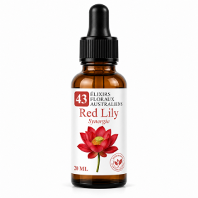 Flacon de Red Lily Synergie - Élixirs de Fleurs