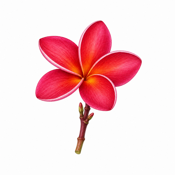 Fleur de Red Suva Frangipani Synergie - Élixirs de Fleurs