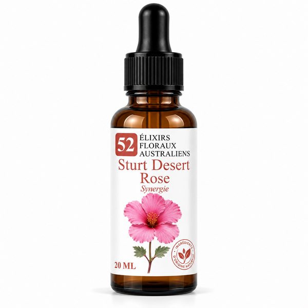 Flacon de Sturt Desert Rose Synergie - Élixirs de Fleurs