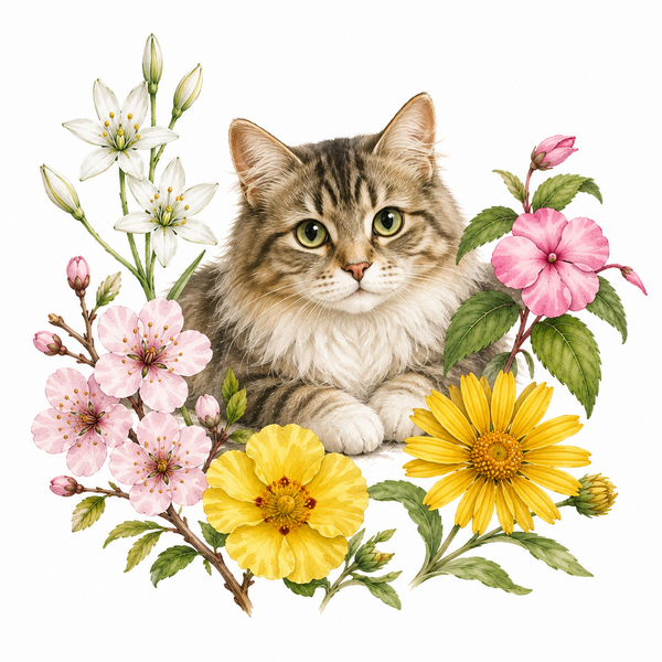 Fleurs de l'élixir floral Urgence Chat spray - Élixirs de Fleurs
