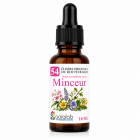 Flacon de l'élixir floral compte goutte "Minceur" - Élixirs de Fleurs