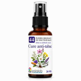 Flacon de l'élixir floral spray "Cure anti-tabac" cure complète - Élixirs de Fleurs